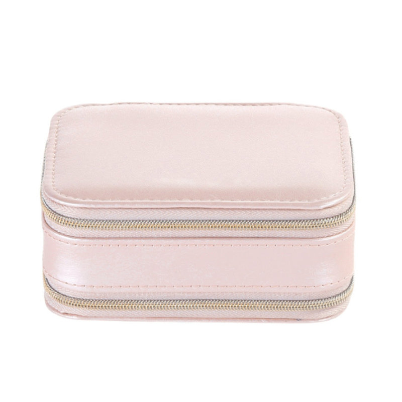 Étui de voyage en cuir végétalien, Rose
