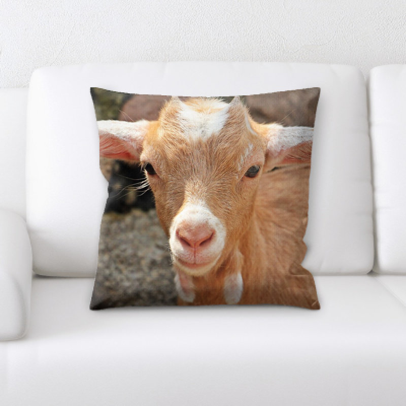 Coussin décoratif chèvre