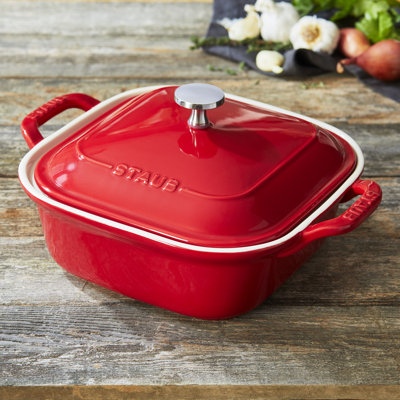 Staub Ceramic 9-inch x 9-inch Square Covered Casserole