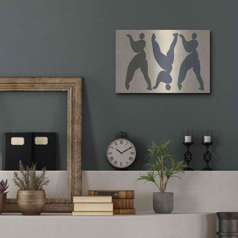 Lark Manor ™ «Artefact» par Design Fabrikken, art mural en métal, H 12 po x l 16 po