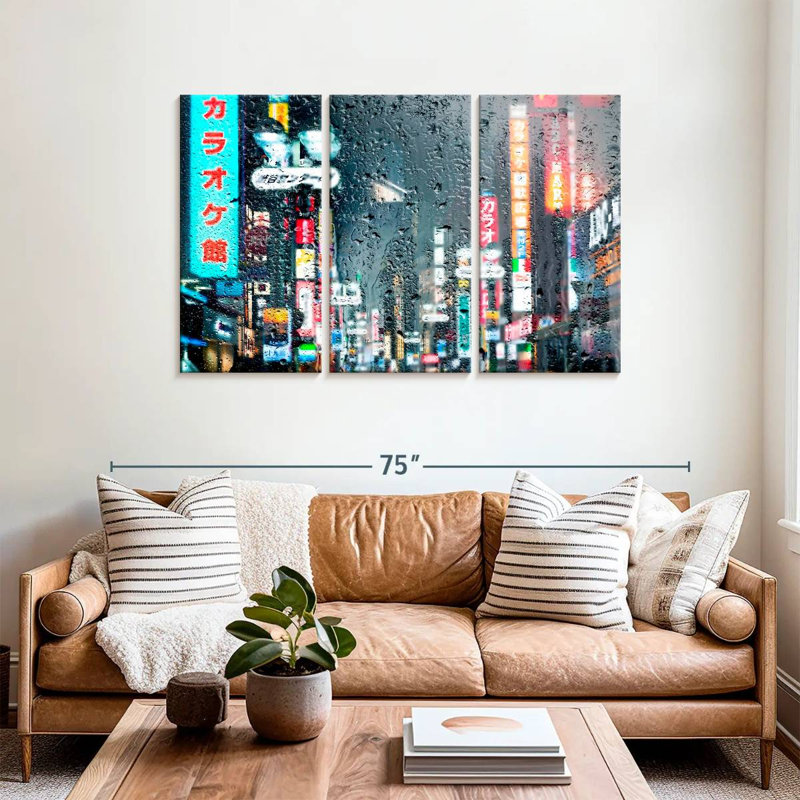 Sireci Tokyo Dark Night, 36" H x 57" W