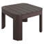 Table d'appoint d'extérieur Kona en bois de teck brun foncé-1963258317