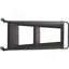3-Tiered Metal Frame, Industrial Dining Cart With Swivel Wheels-333826866
