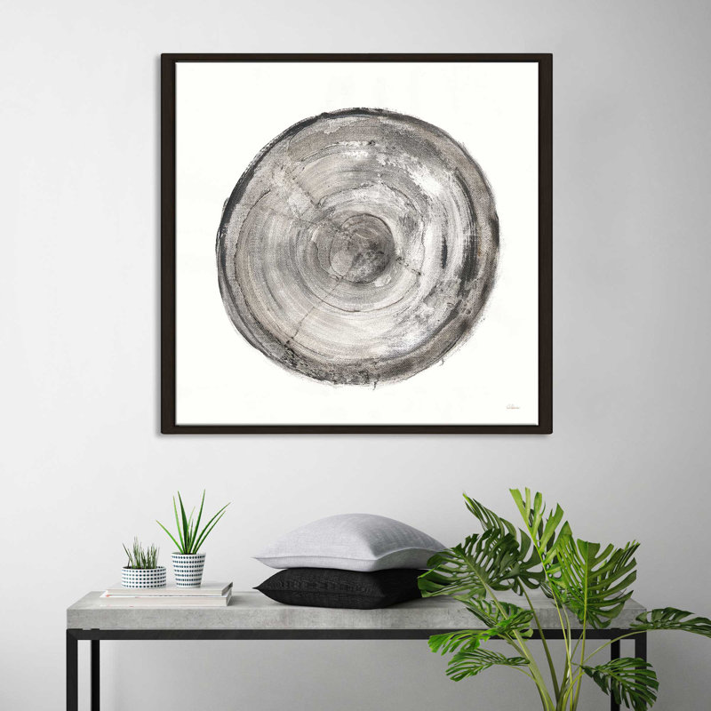 «Counting the Years V», reproduction sur toile, H 31,5 po x l 31,5 po x P 1 po, Cadre chocolat patiné