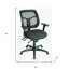 Chaise de bureau noire pivotante réglable