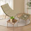 Chaise longue avec table pour l'extérieur intérieur
