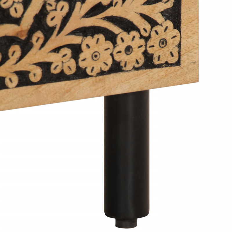 Ellen 40cm W Iron Bedside Table