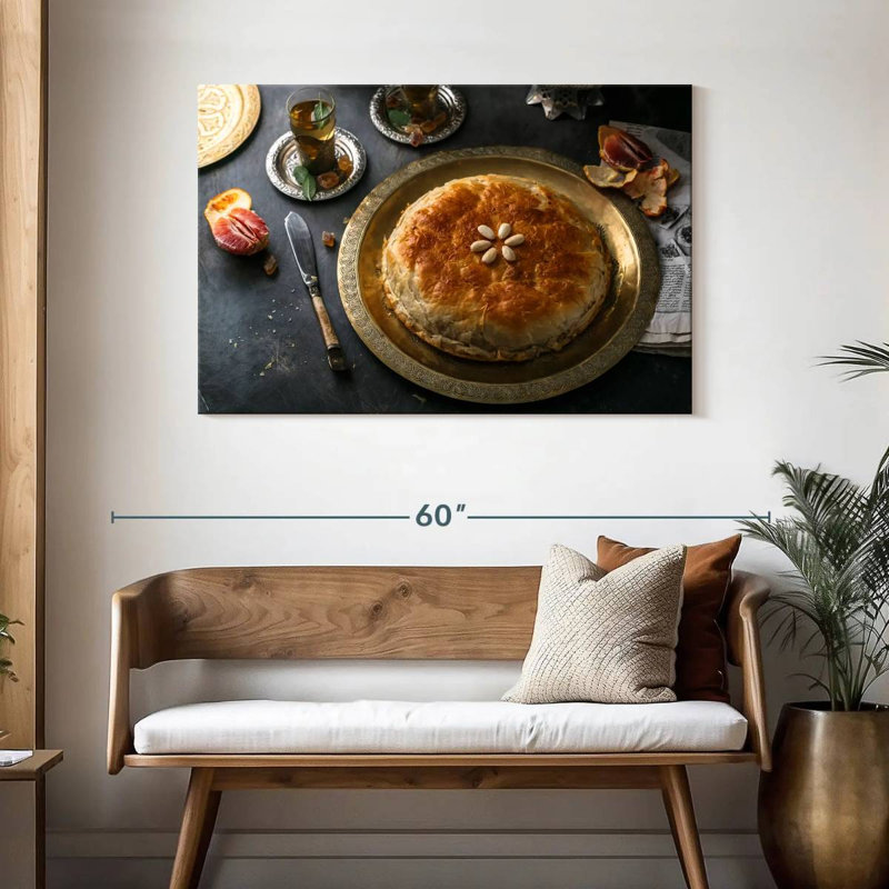 Moroccan Cuisine Bastilla, 30" H x 45" W