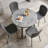 Kysha 4 - Person Four Leg Base Dining Set-851292462