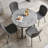 Kysha 4 - Person Four Leg Dining Set-851292462
