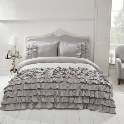 Acuff Cotton Blend No Pattern Duvet Cover with Pillowcases