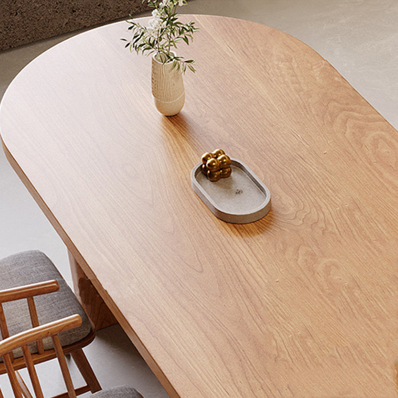 Table de salle à manger en bois massif Kathlen, H 29,5 po x L 70,8 po x l 31,4 po