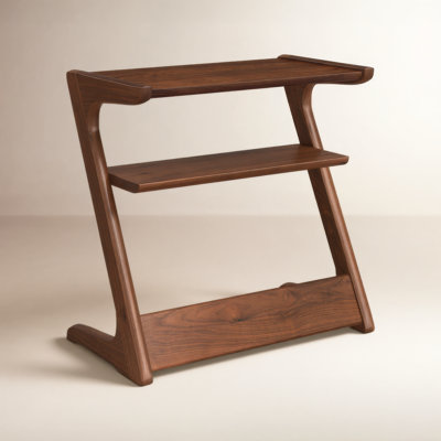 Silhouette Solid Wood End Table