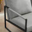 Fauteuil en cuir avec siège supplémentaire et canapé en cuir confortable