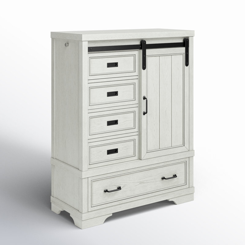 Danbury 42.25 " W Solid Wood Armoire
