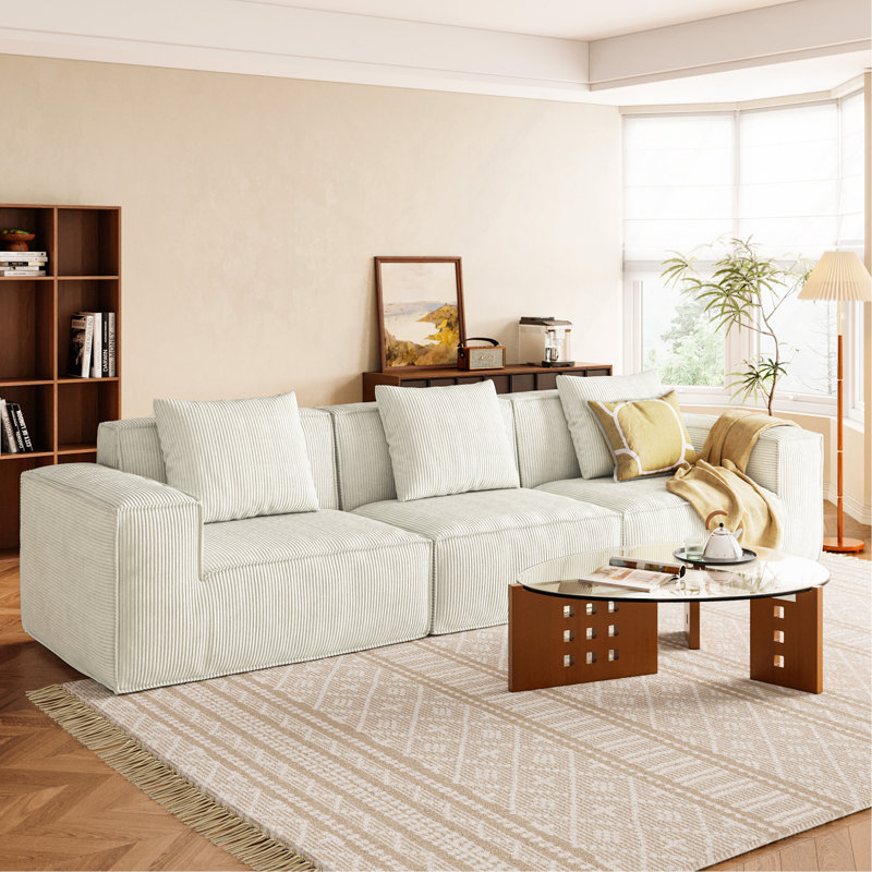 118-Inch Modular Sofa Can Be Converted Into An Oversized Sofa Bed Free Conversion Sofa Set Flexible Configuration