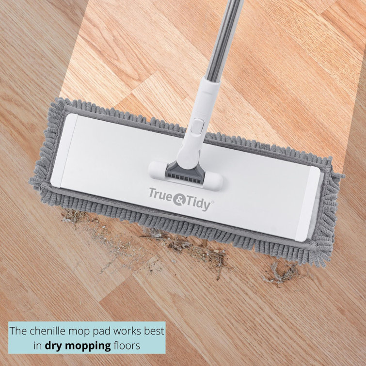 True & Tidy Heavy-Duty Wet and Dry Sweeper Mop