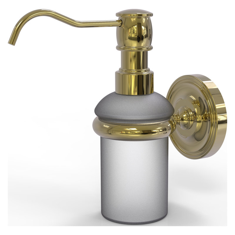 Gober Soap Dispenser, Unlacquered Brass
