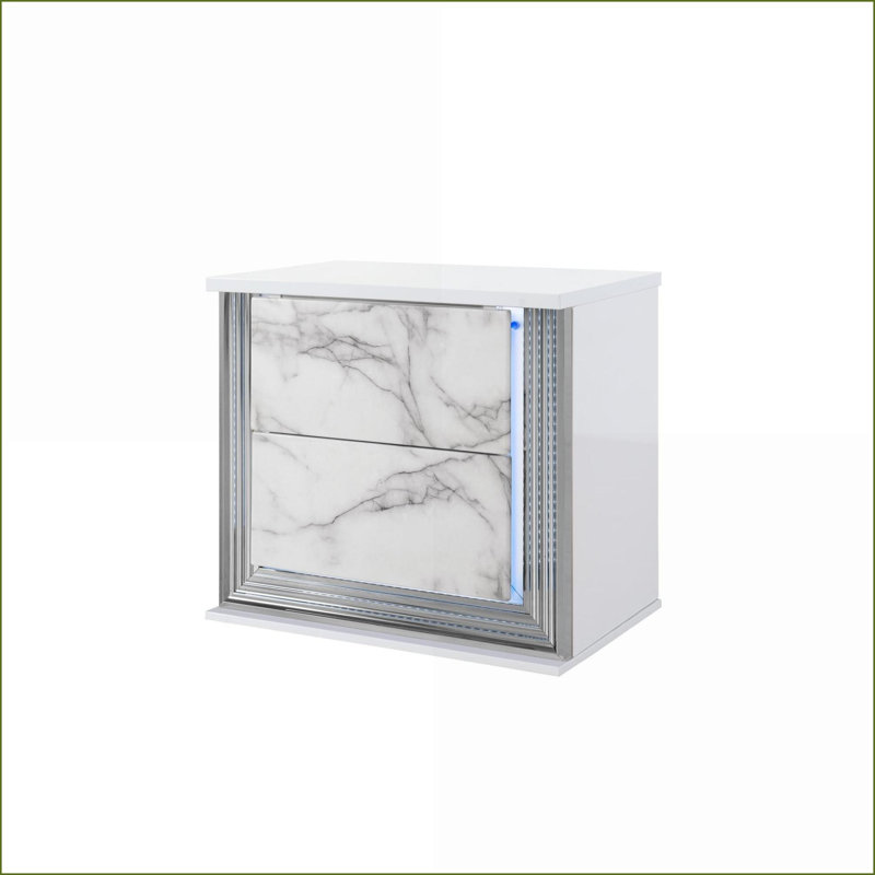 Table de chevet Modern White