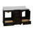 Loughlam 60'' Double Bathroom Vanity with Top-893672663-901282924
