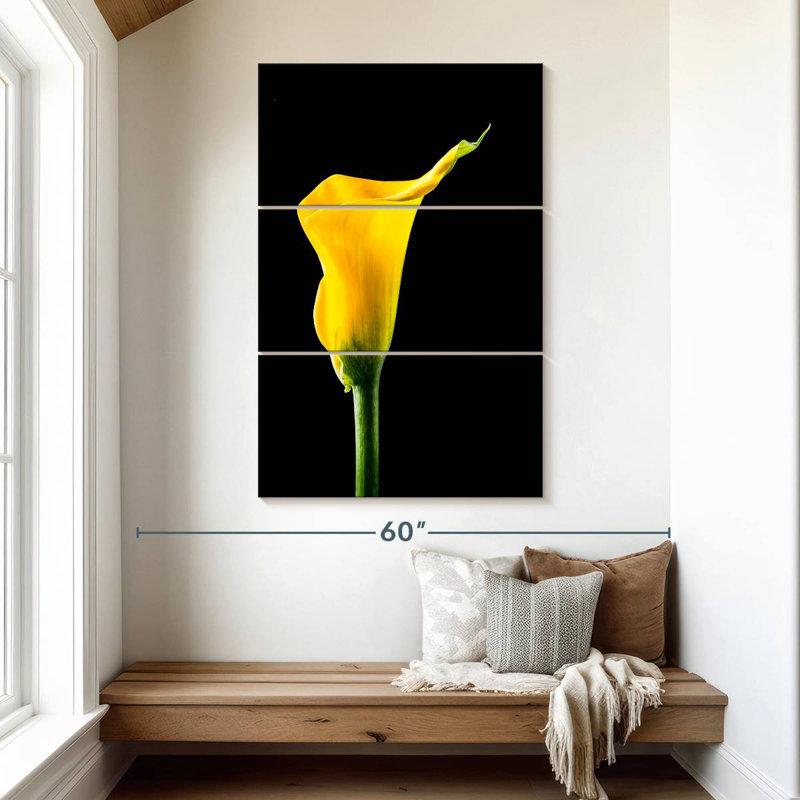 Harnek fleur de lys Calla, H 50 po x l 32 po