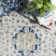 Juliea Distressed Medallion Oriental Power Loom Performance Rug