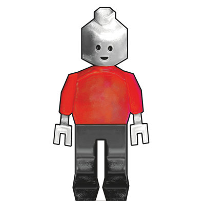 «Brick Block Mining Crafting Minifigurie» en carton
