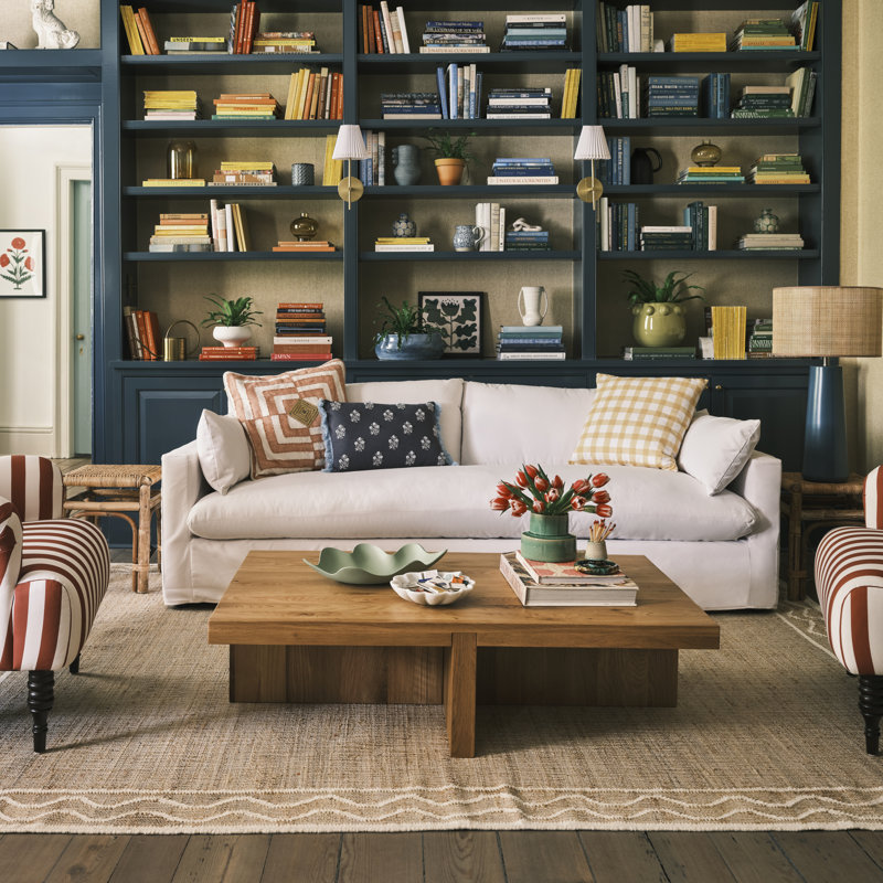 Erin Gates by Momeni Orchard Ripple Natural Hand Woven Wool and Jute Area Rug, Rectangle 8' x 10'