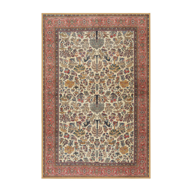 Oriental Indoor Rug, Rectangle 3' x 5'