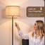 145cm Matte Traditional Floor Lamp