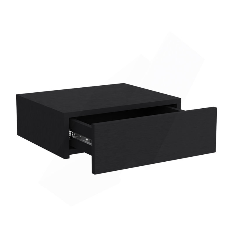 Nightstand Isola, Bedroom, Black, Black