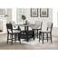 Mobilier de salle à manger 2 pièces noir / gris clair