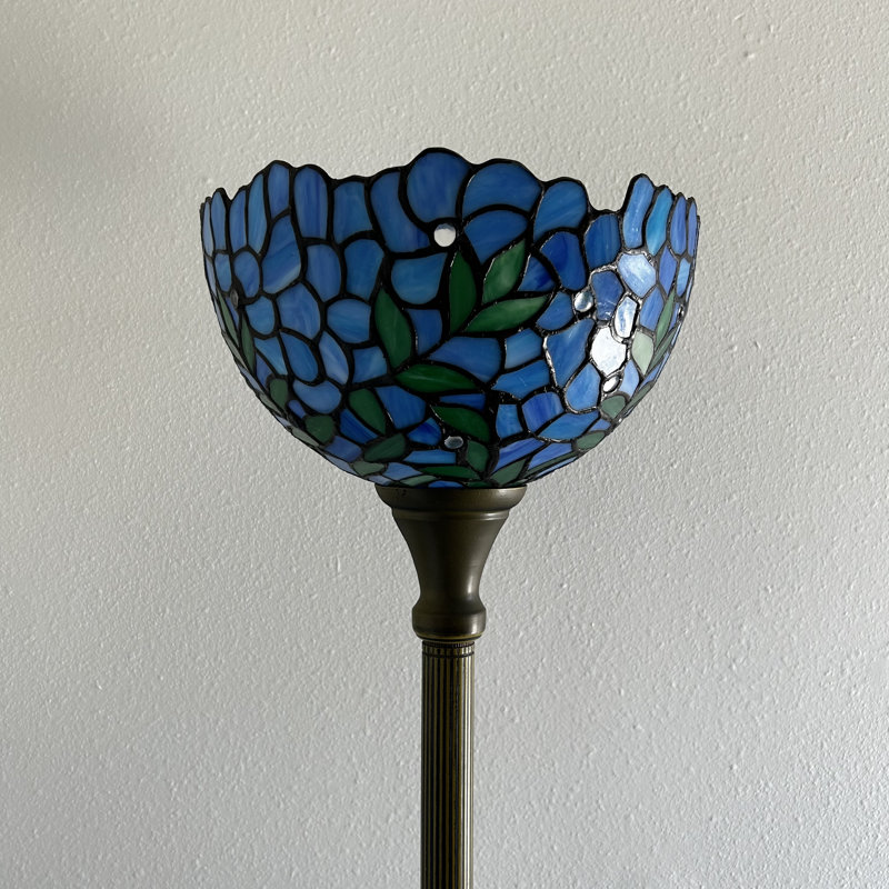 Ampoule DEL Gampage Tiffany Torch, Bleu et vert