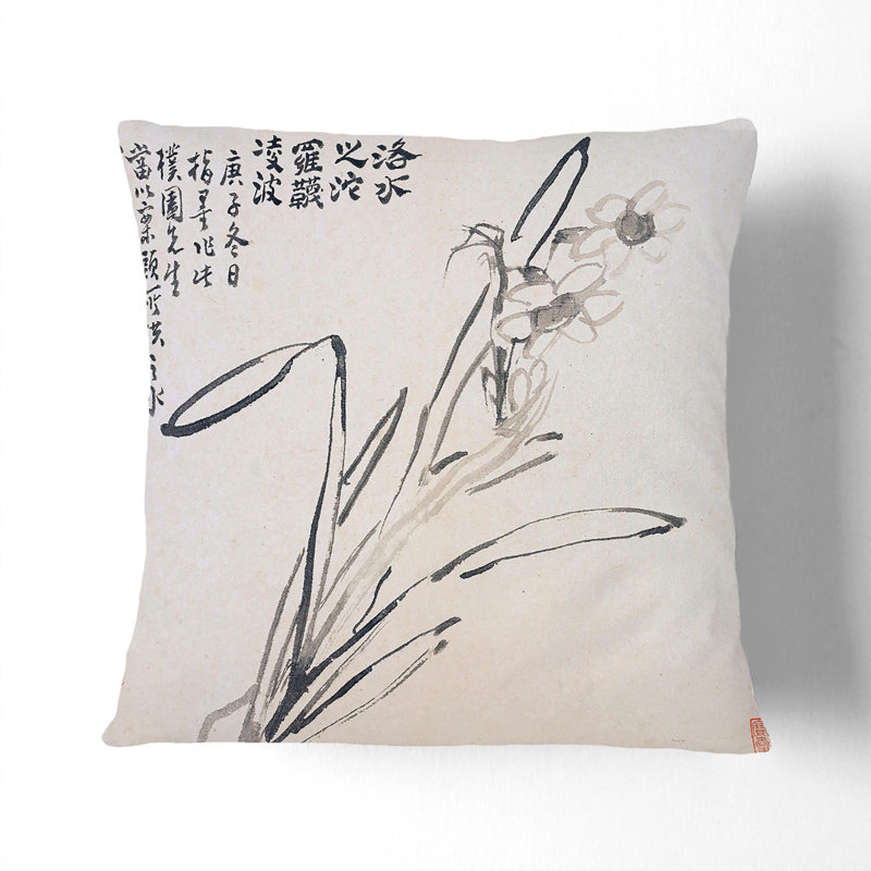 Square Throw Cushion, 55cm H x 55cm W x 20cm D