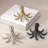 Tidal Reach Decorative Silver Octopus Sculpture (4.5-inch)-1670625011