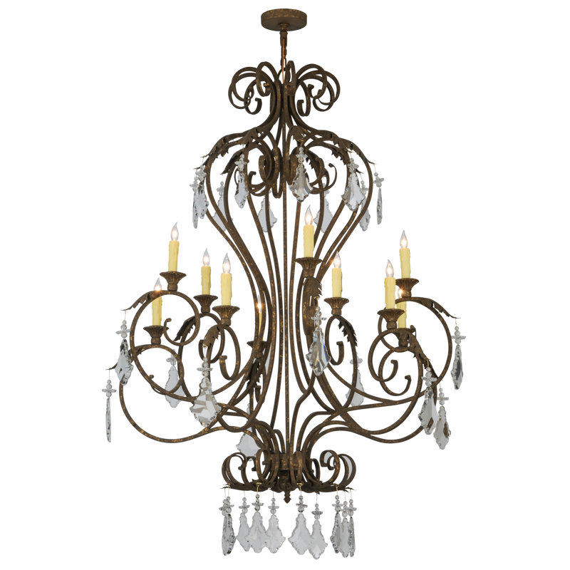Lustre 10 lumières l 48 po Josephine