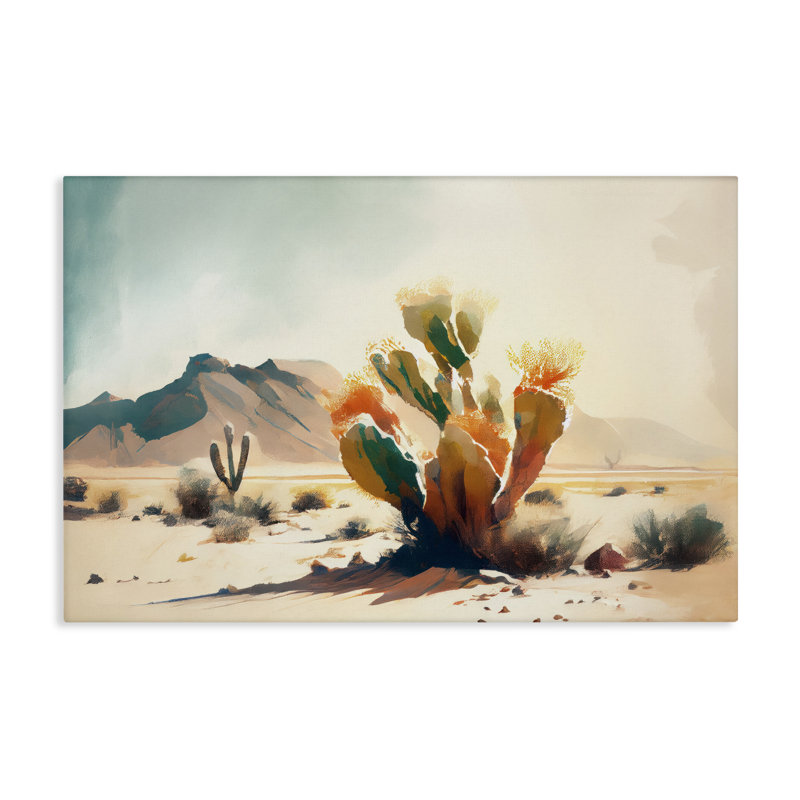 «Desert Dream at Sunrise Canvas», conception par Titan Turner, H 30 po x l 45 po