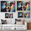 Popart Rat Terrier Rascal sur toile-163148436-163148439