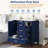 30" Single Vanity With Ceramic Sink, Drawers And Soft-Close Cabinet-583692260