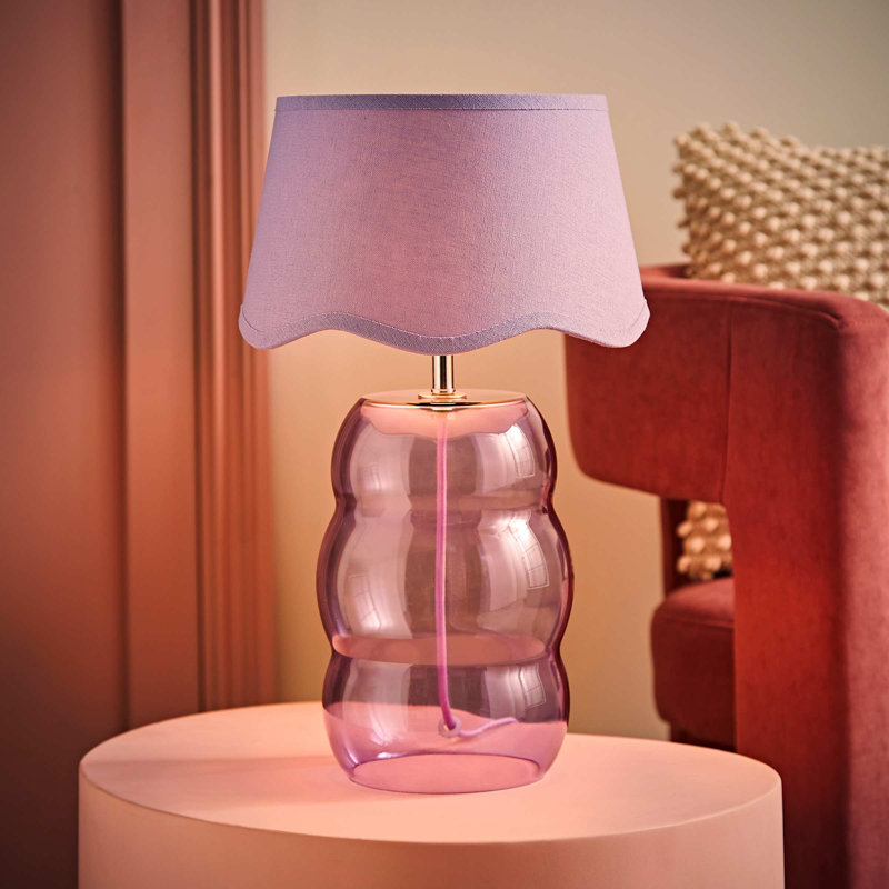 Deleena Glass Table Lamp