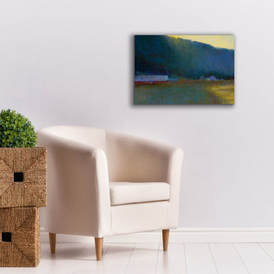 'River Road' by Carol Strock Wasson Canvas Wall Art