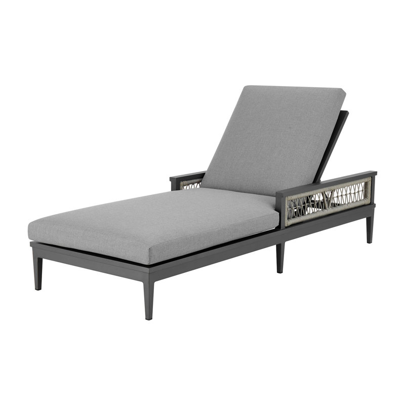 Nao Outdoor Single chaise with Cushions