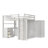Eglinton Kids Full Loft Bed with Drawers