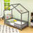 Wood Floor Bed with Canopy-590168349