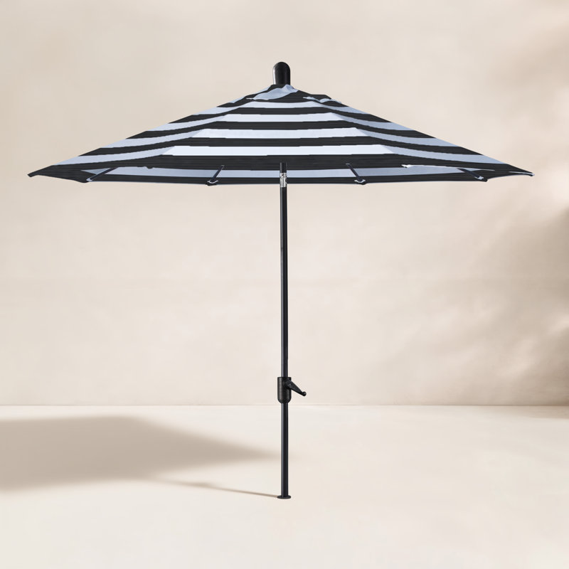 Parasol extérieur en polyester 104 po Natalie, Saphir noir, Marine