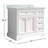 Amiri 37'' Single Bathroom Vanity with Marble Top-996955368