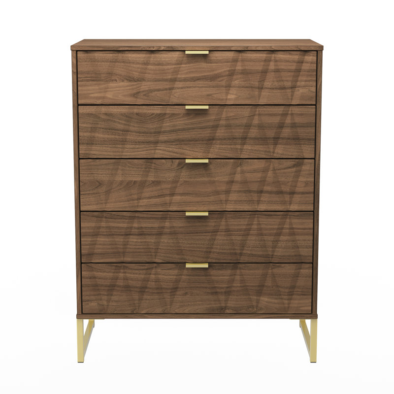 Baturhan 77cm W 5 - Drawer Chest of Drawers