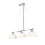 Luminaire suspendu linéaire 3 lumières Laramy-107150111-107150130