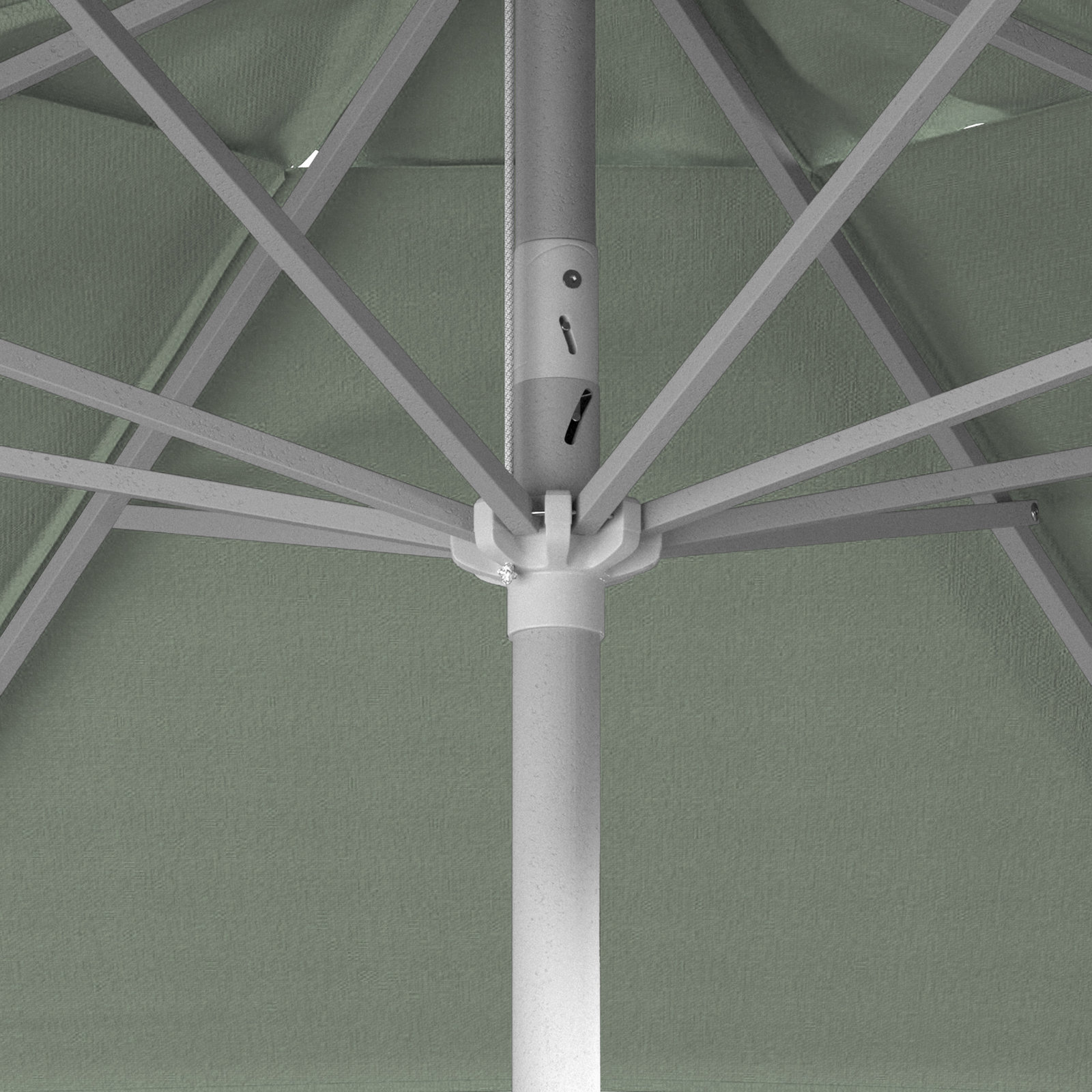 Kenne Sunbrella® Umbrella, Canvas Spa Sunbrella® Canvas, 90" W x 90" D