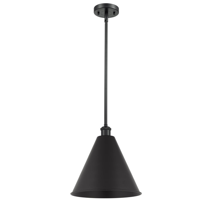 Luminaire suspendu conique 1 lumière